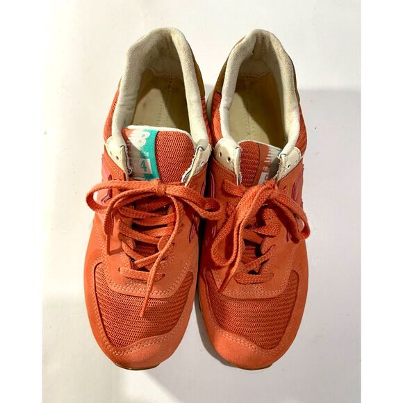 New Balance 574 global surf sneakers rusty orange athleisure running women 9 - Picture 3 of 8